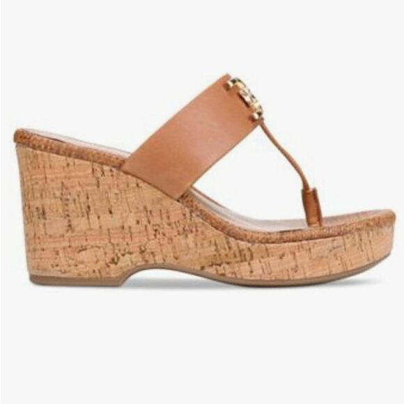 BRAND NEW SAM EDELMAN YARDLIE EMBLEM PLATFORM WEDGE SANDAL G1 - Picture 9 of 16